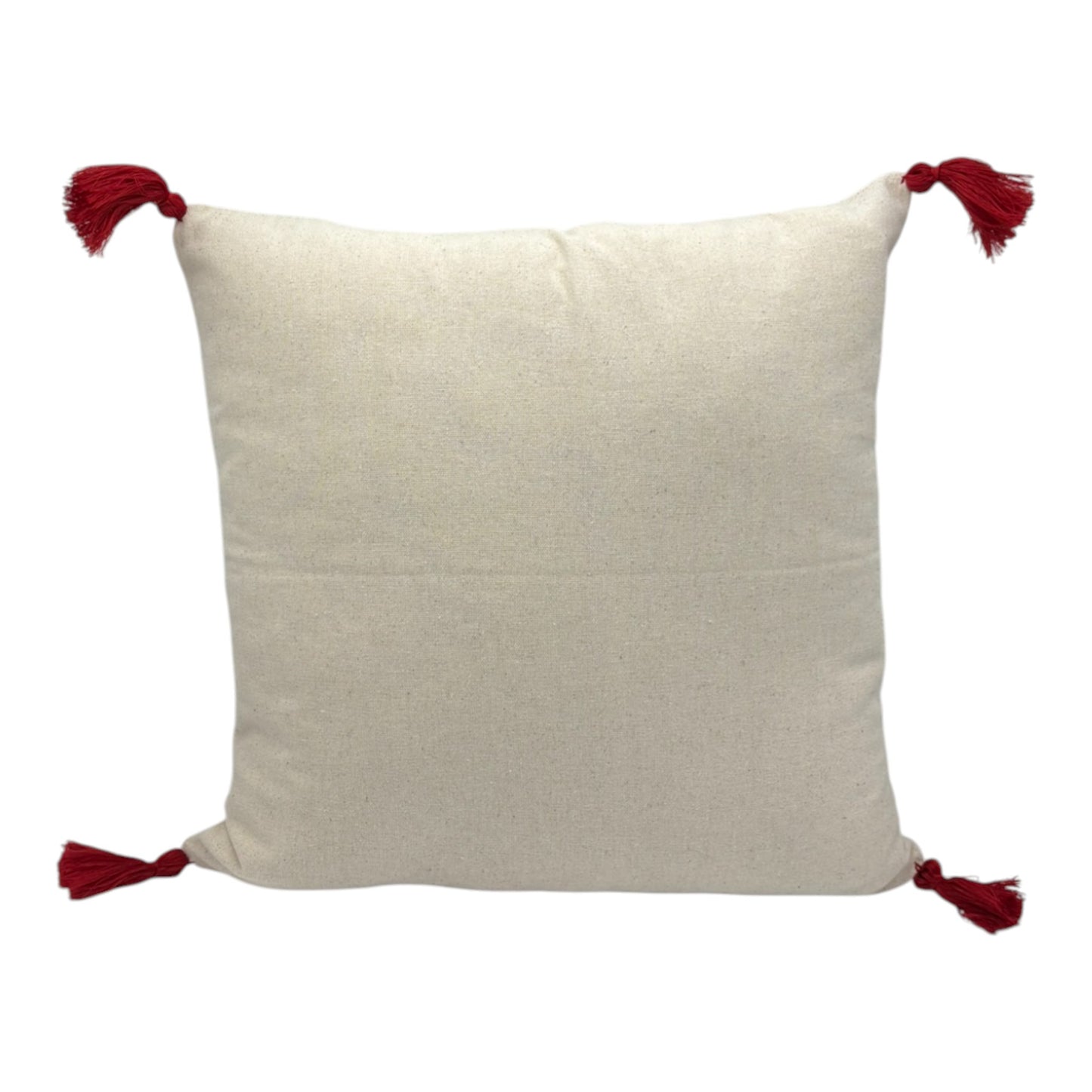 Dekokissen mit Punch Stickerei - Weihnachten - Weihnachtssocke - 43 x 43cm
