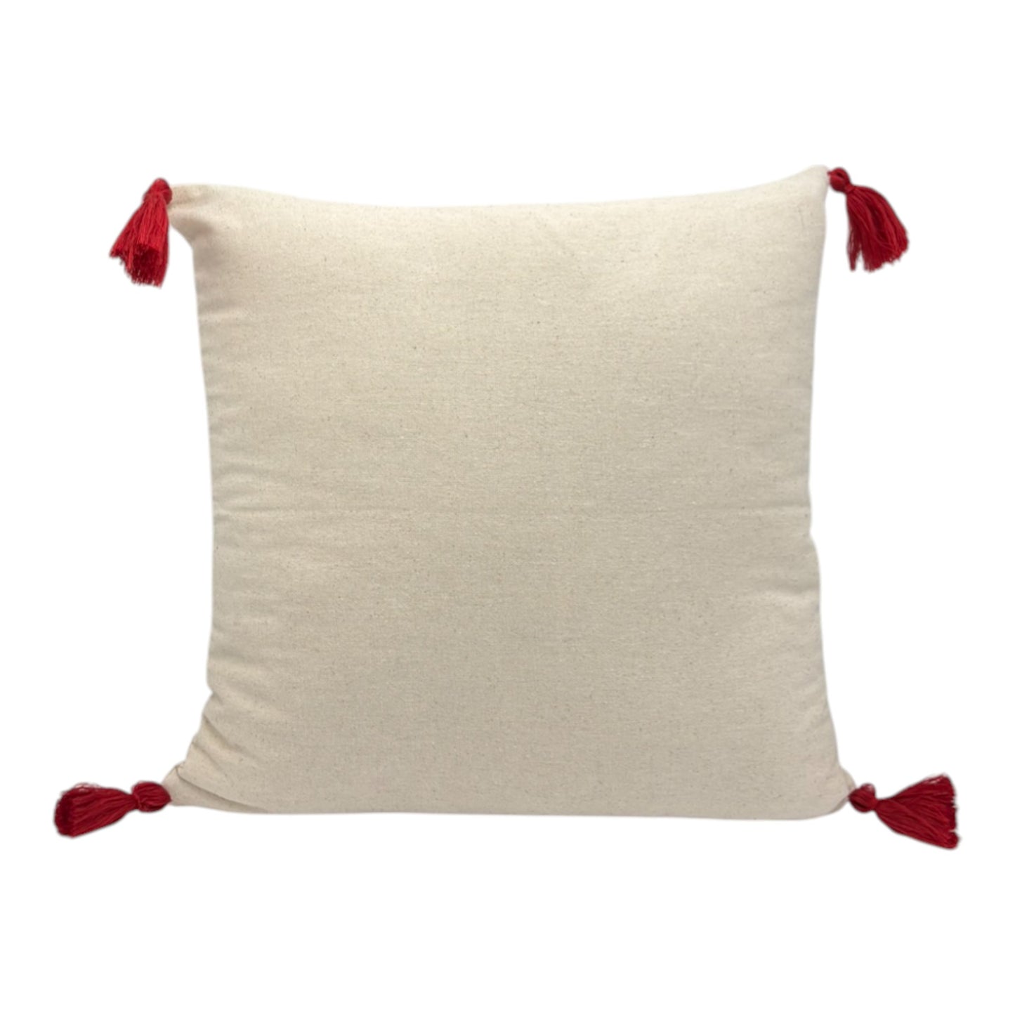 Dekokissen mit Punch Stickerei - Weihnachten - Schneemann - 43 x 43cm