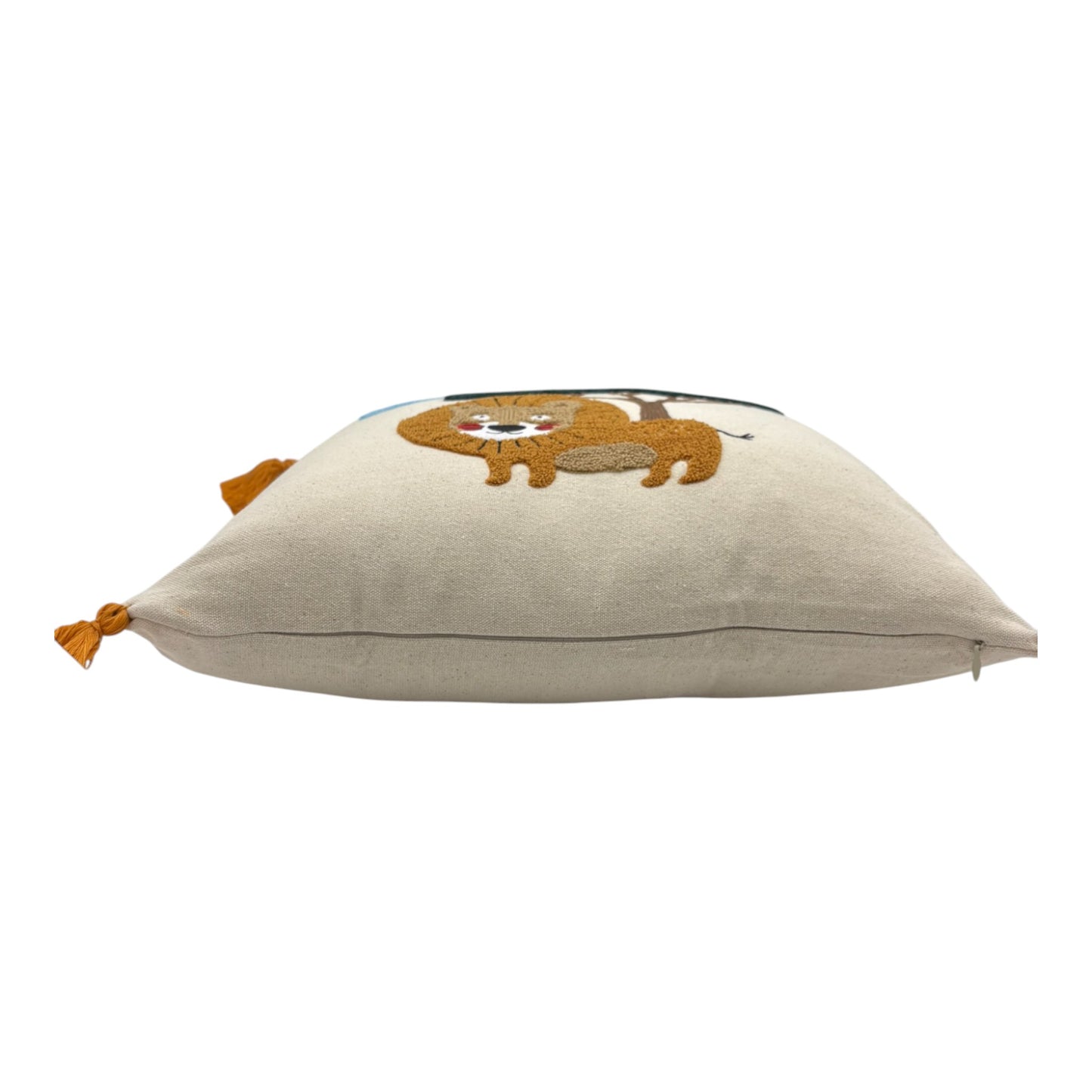 Dekokissen mit Punch Stickerei - Kids - Löwe - 43 x 43cm