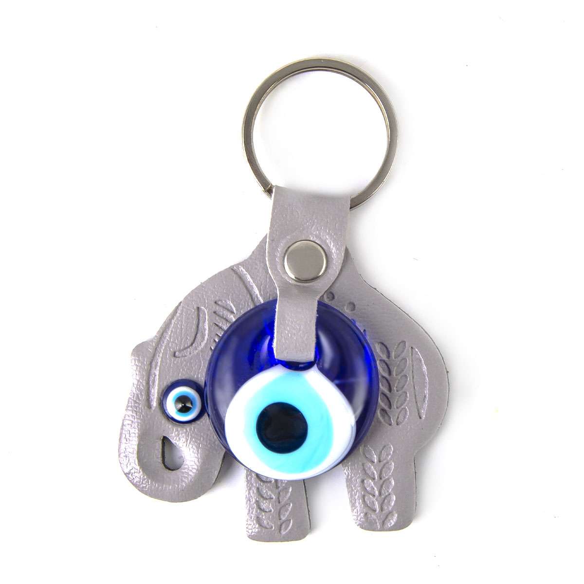 cotonIQ_Schluesselanhaenger_Elefant_Grau