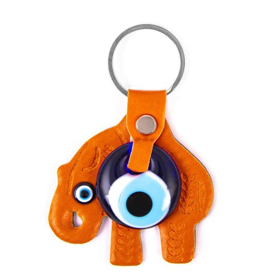 cotonIQ_Schluesselanhaenger_Elefant_Orange