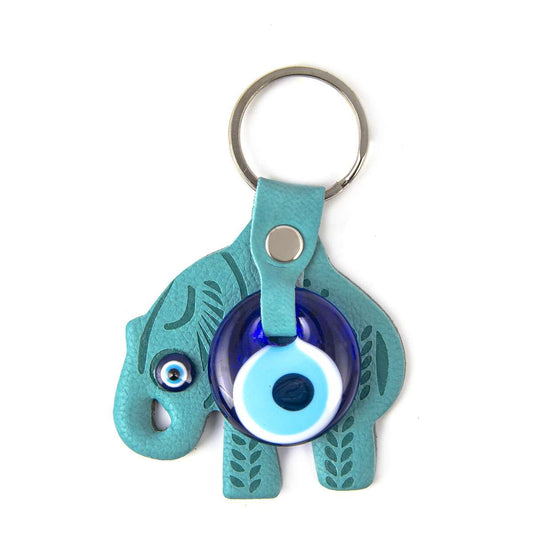 cotonIQ_Schluesselanhaenger_Elefant_Tuerkis