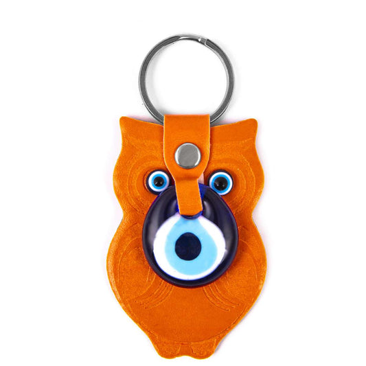 cotonIQ_Schluesselanhaenger_Eule_Orange