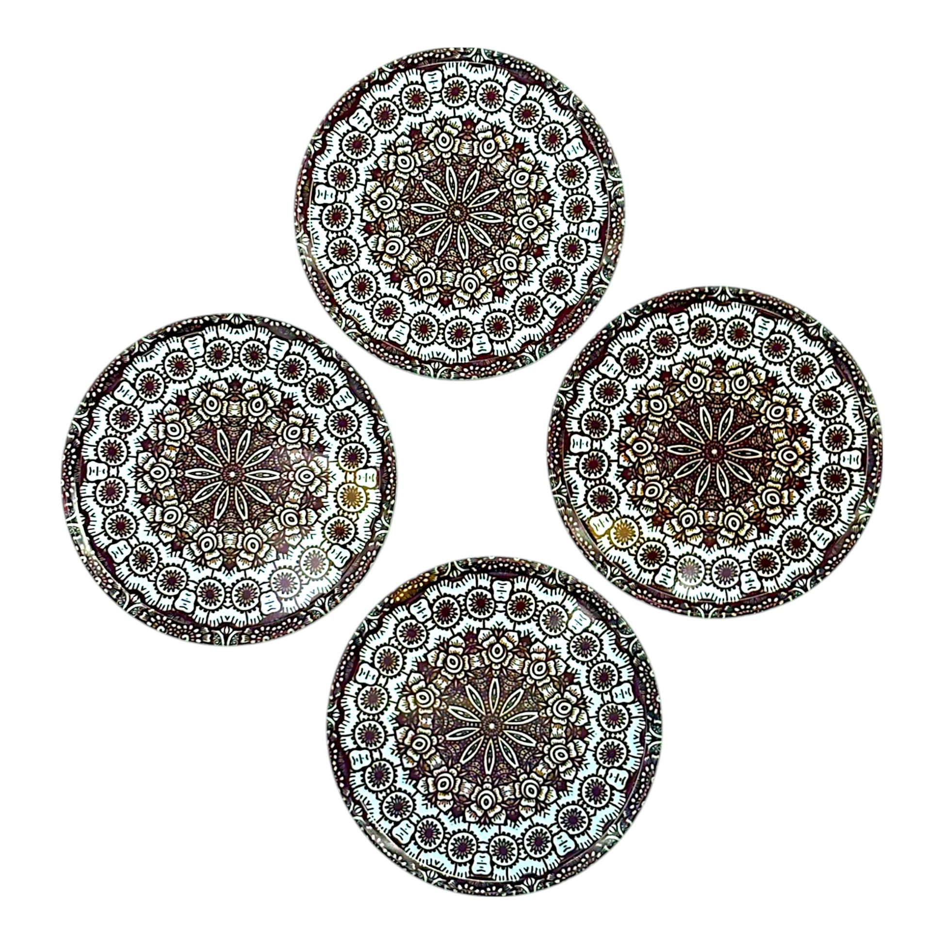 cotonIQ_Untersetzer_Mandala_Braun