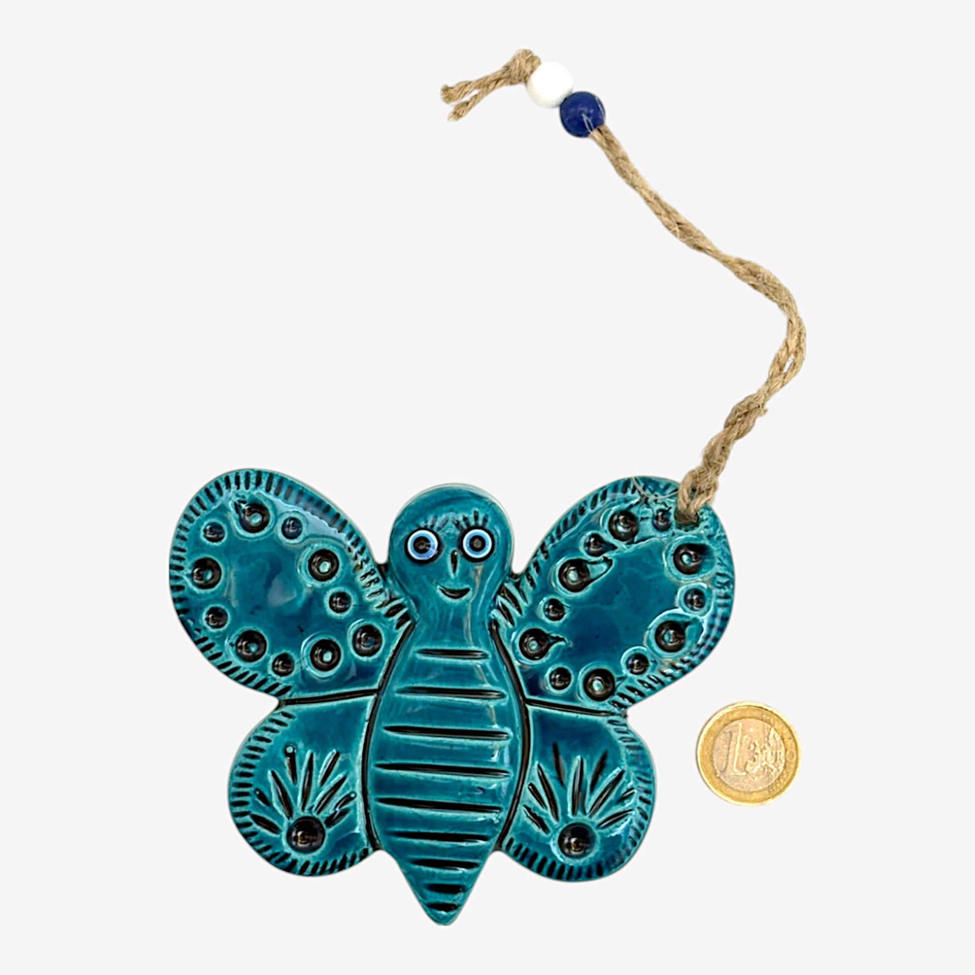 cotonIQ_Wanddeko_Schmetterling_Tuerkis2