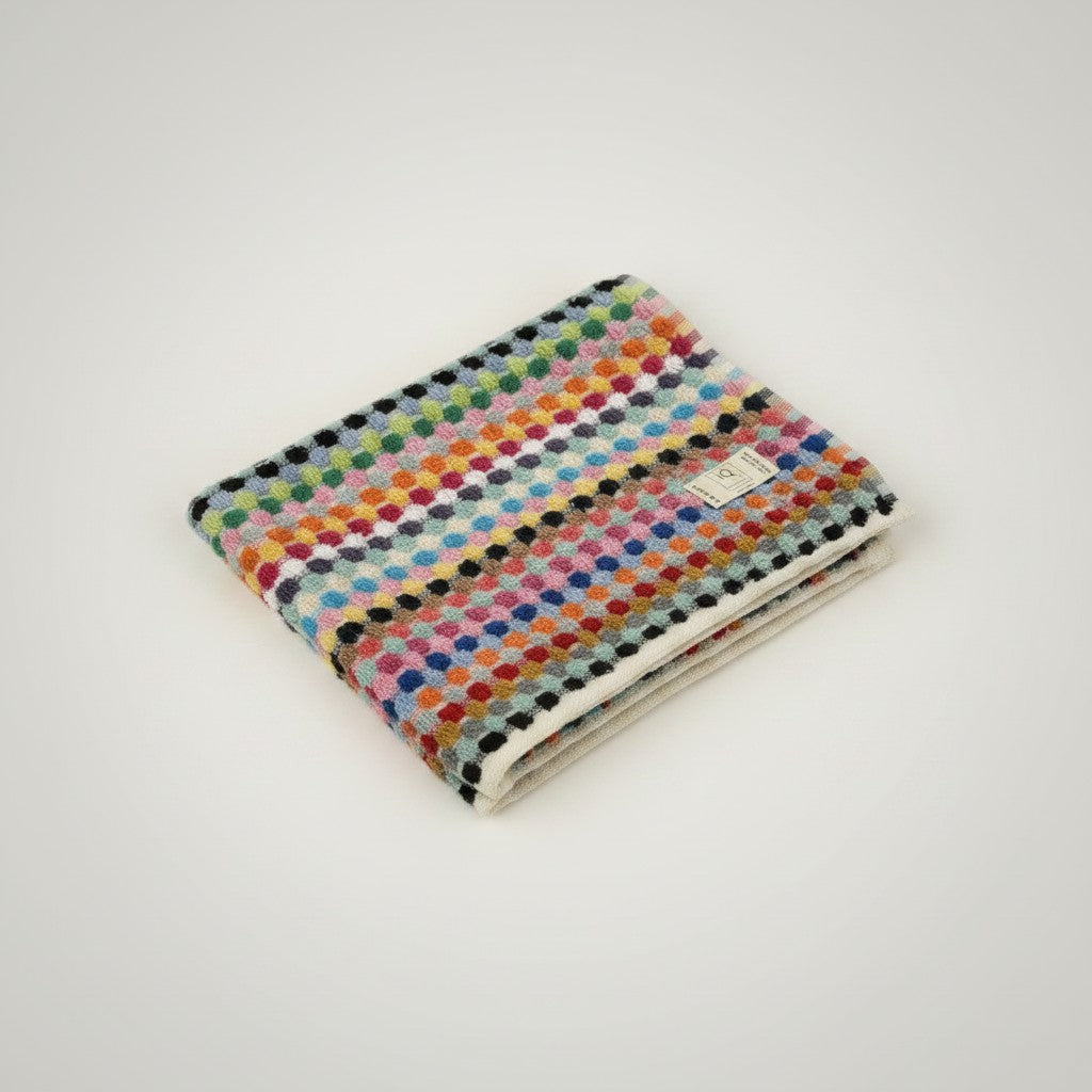 cotoniq_handtuch_frankreich_bunte punkte_1