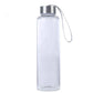 Trinkflasche aus Glas | 500ml | Metalldeckel mit Trageschlaufe