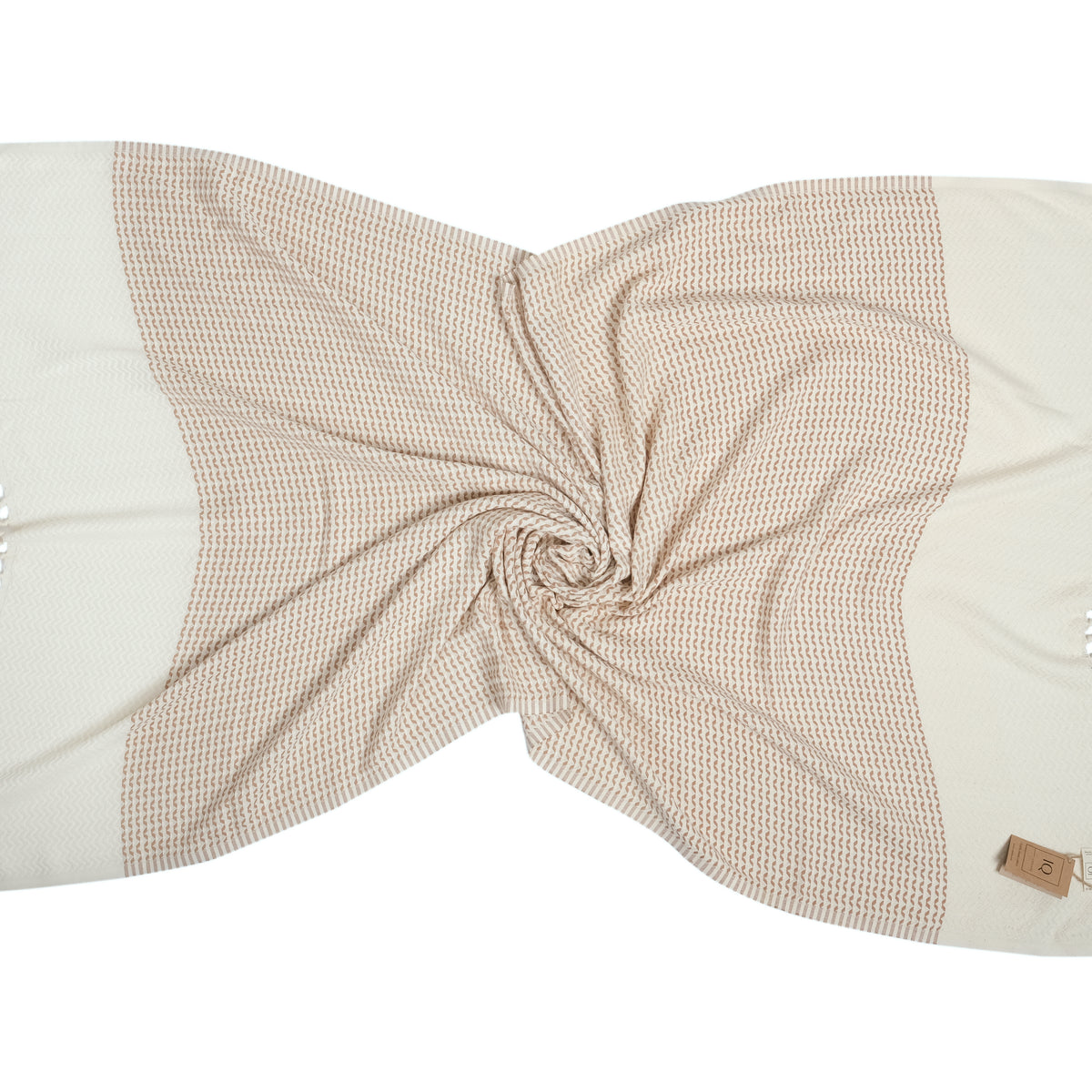 Hamamtuch | Saunatuch | Strandtuch | Colombia | Braun | 180x95 cm