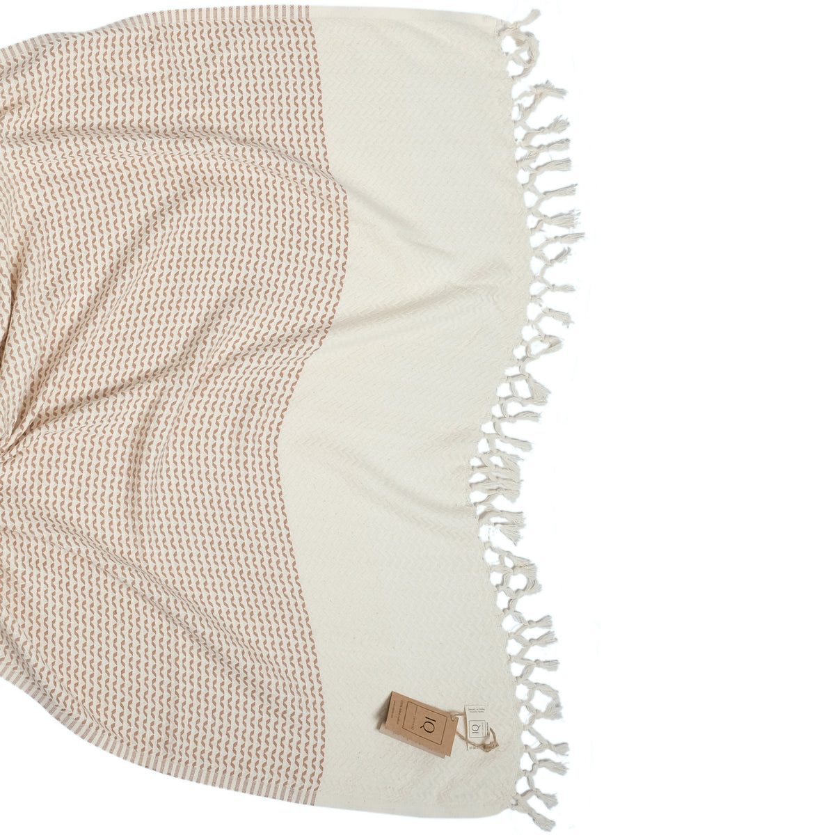 Hamamtuch | Saunatuch | Strandtuch | Colombia | Braun | 180x95 cm
