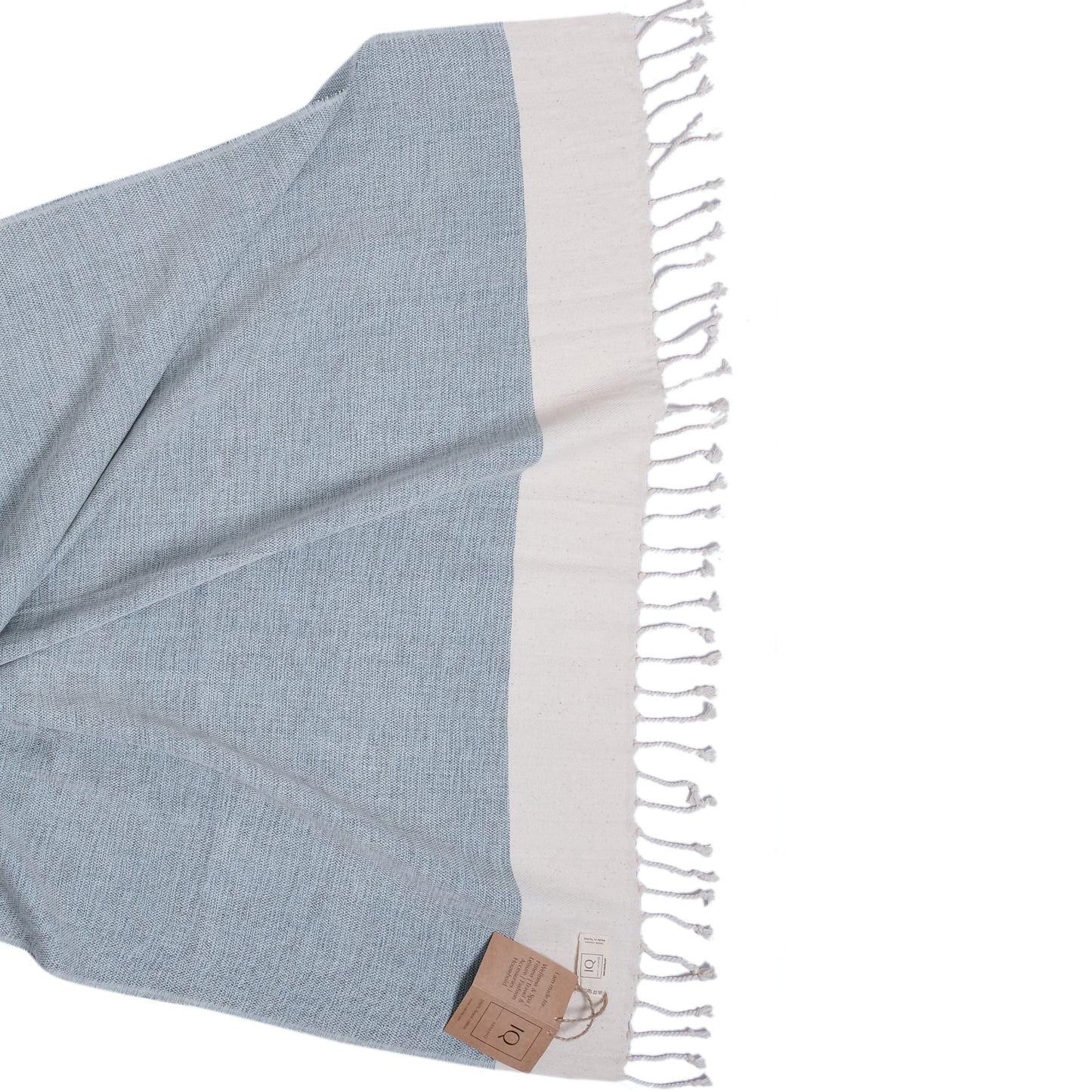 Hamamtuch | Saunatuch | Strandtuch | Ecuador | Blau | 170x95 cm