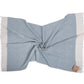 Hamamtuch | Saunatuch | Strandtuch | Ecuador | Blau | 170x95 cm